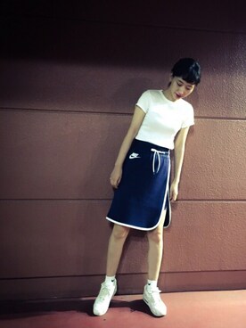 スカートを使った「NIKE×sacai」の人気ファッションコーディネート - WEAR
