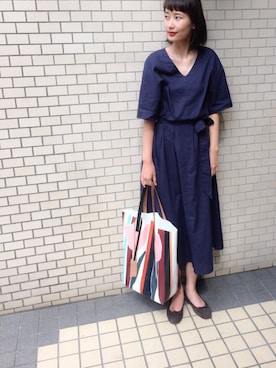 潮田あかりさん(レディース・166cm)の夏コーディネート