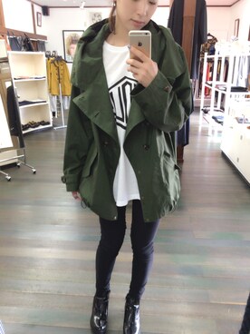 「VAIOUS（バイアス）のアイテム」を使った、momoさん（レディース・162cm）の秋コーディネート