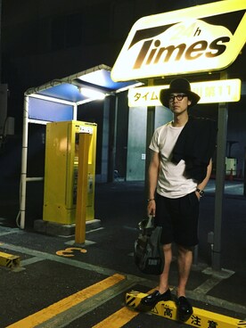 「Engineered Garments（エンジニアードガーメンツ）のアイテム（ノーカラージャケット）」を使った、TAKUMA KATANOさん（メンズ・170cm）の秋コーディネート