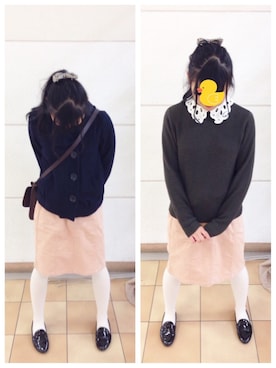 「Crisp」｜t o m o ☻さん（レディース・155cm）の冬コーディネート