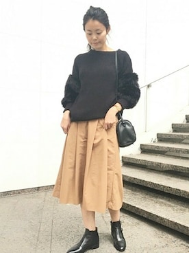 Tamuraさん（レディース・165cm）の冬コーディネート