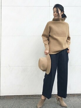 Tamuraさん（レディース・165cm）の冬コーディネート