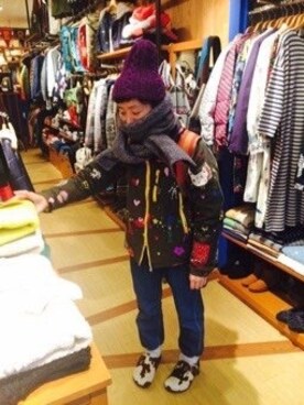 Ai さん（レディース・152cm）の冬コーディネート