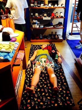 「ATMOSPHERE（アトモスフィア）のアイテム」を使った、Ai さん（レディース・152cm）の夏コーディネート