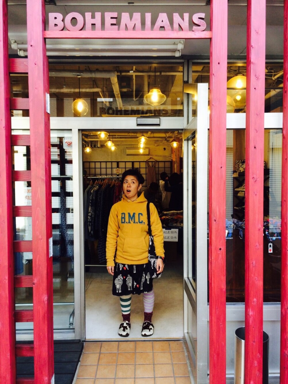 「BOHEMIANSのアイテム（スカート、その他）」を使った、Ai さん（レディース・152cm）の秋コーディネートの1枚目の写真