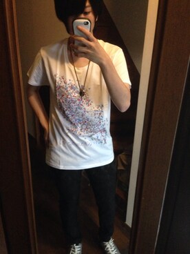 「［Champagne］」｜pさん（メンズ・168cm）の春コーディネート