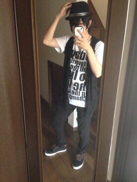 「［Champagne］」｜pさん（メンズ・168cm）の春コーディネート