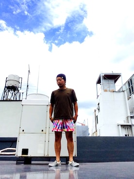 「BEAMS BOY（ビームスボーイ）のアイテム（腕時計）」を使った、KTRさん（メンズ・168cm）の夏コーディネート