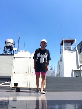 「SWAGGER（スワッガー）のアイテム（アクセサリー）」を使った、KTRさん（メンズ・168cm）の夏コーディネート