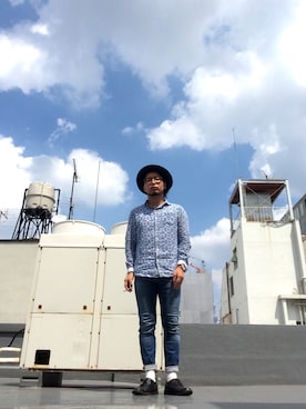 「Atease（アティース）のアイテム（アクセサリー）」を使った、KTRさん（メンズ・168cm）の秋コーディネート