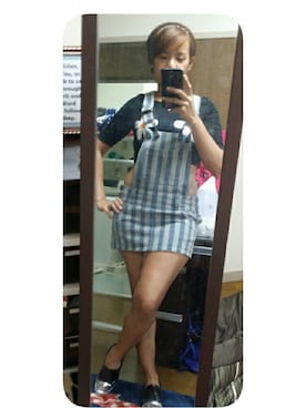 「SHAKE SHAKE  （シェイクシェイク）のアイテム」を使った、グレースさん（レディース・163cm）の秋コーディネート