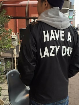「SCOTCH & SODA（スコッチ アンド ソーダ）のアイテム（パーカー）」を使った、GRAVY'Sさん（メンズ・172cm）の冬コーディネート