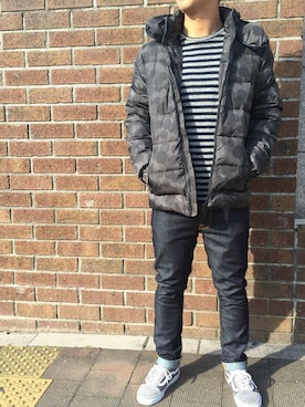 「SCOTCH & SODA（スコッチ アンド ソーダ）のアイテム（ダウンジャケット/コート）」を使った、GRAVY'Sさん（メンズ・172cm）の冬コーディネート