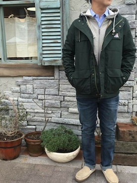 「SCOTCH & SODA（スコッチ アンド ソーダ）のアイテム（シャツ/ブラウス）」を使った、GRAVY'Sさん（メンズ・172cm）の冬コーディネート
