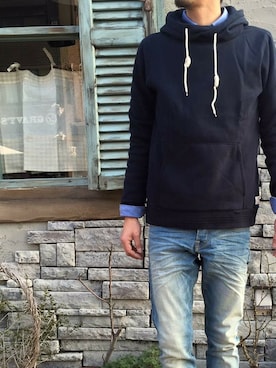 「SCOTCH & SODA（スコッチ アンド ソーダ）のアイテム（パンツ）」を使った、GRAVY'Sさん（メンズ・185cm）の春コーディネート