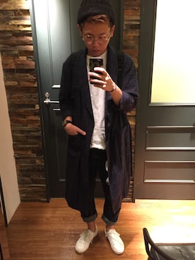 「アイテム（その他アウター）」を使った、かーくんさん（メンズ・178cm・20代）の秋コーディネート