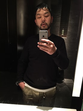 「Pherrow's（フェローズ）のアイテム（チノパンツ）」を使った、S.Dさん（メンズ・182cm）の春コーディネート