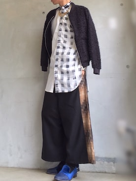 「シャギー」｜「アイテム（その他）」を使った、m_4tokyoさん（メンズ・180cm）の冬コーディネート