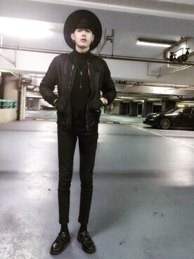 「double dog（ダブルドッグ）のアイテム（ジャケット/アウター）」を使った、Alanさん（メンズ・175cm）の冬コーディネート