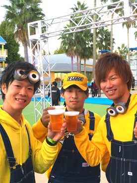 「ハロウィン」｜「アイテム（サロペット/オーバーオール）」を使った、Ryu--taさん（メンズ・183cm）の秋コーディネート