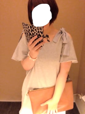 「MISTICKS（ミスティックス）のアイテム（ワンピース、グレー系）」を使った、み ん こ 。さん（レディース・161cm）の夏コーディネート