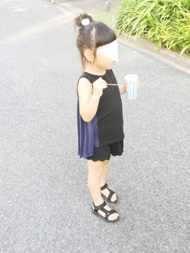 riiさん（キッズ・110cm）の秋コーディネート