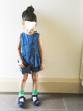 riiさん(キッズ・110cm)の秋コーディネート