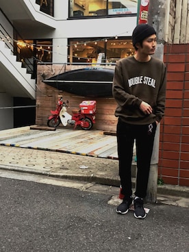 つるマンさん（メンズ・174cm）の冬コーディネート