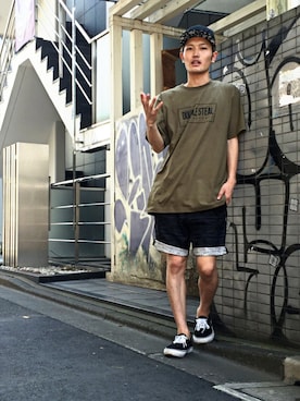 つるマンさん（メンズ・174cm）の夏コーディネート