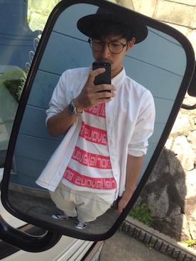 「コンバンース」｜ryomakeyさん（メンズ・181cm）の夏コーディネート