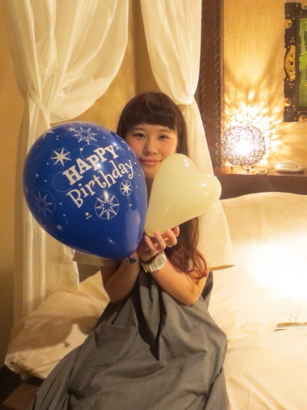 「l'atelier du savonのアイテム（ワンピース、グレー系）」を使った、Cocoさん（レディース・164cm）の春コーディネートの1枚目の写真
