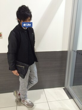 よきさん（メンズ・172cm）の冬コーディネート