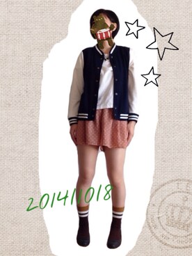 菓子粉さん（レディース・165cm）の秋コーディネート