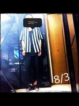「アイテム（ハンチング/ベレー帽）」を使った、たっしーさん（メンズ・175cm・10代）の夏コーディネート