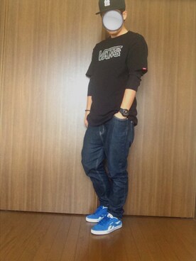 「FIDELITY（フィデリティ）のアイテム（帽子）」を使った、daiさん（メンズ・175cm）の秋コーディネート