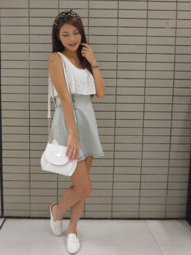 Charlotteさん（レディース・165cm）の夏コーディネート