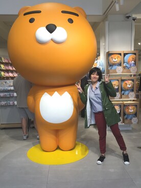 「mode」｜「アイテム（トレンチコート）」を使った、C.V.さん（レディース・165cm）の秋コーディネート