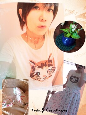 pierceさん（レディース・154cm）の夏コーディネート