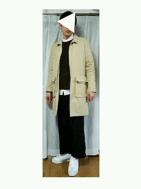 「lot holon（ロットホロン）のアイテム（その他アウター）」を使った、yosukeさん（メンズ・175cm）の冬コーディネート