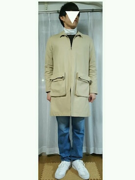 「lot holon（ロットホロン）のアイテム（その他アウター）」を使った、yosukeさん（メンズ・175cm）の冬コーディネート