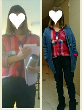 「BDG（ビーディージー）のアイテム（トップス）」を使った、sacoさん（レディース・148cm）の秋コーディネート