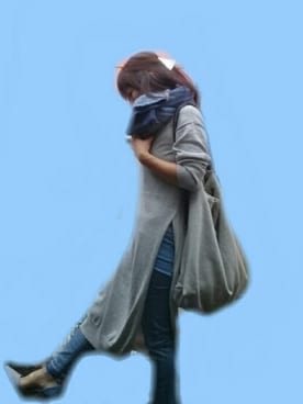 「STALL（ストール）のアイテム」を使った、sacoさん（レディース・148cm）の秋コーディネート