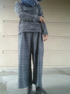 「STALL（ストール）のアイテム」を使った、sacoさん（レディース・148cm）の秋コーディネート