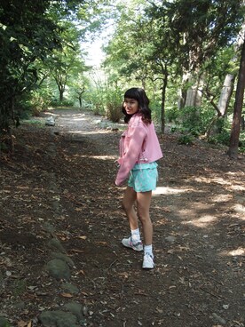 「STYLENANDA（スタイルナンダ）のアイテム（ライダースジャケット）」を使った、styleforさん（レディース・160cm）の冬コーディネート