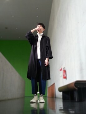 「zucca」｜「アイテム（スラックス）」を使った、ゆめ吉さん（メンズ・170cm）の春コーディネート