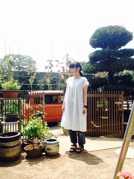 「G-SHOCK」｜NANAEさん（レディース・155cm）の夏コーディネート