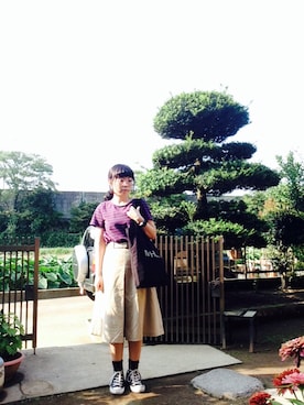 「G-SHOCK」｜NANAEさん（レディース・155cm）の秋コーディネート