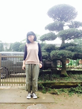 「G-SHOCK」｜NANAEさん（レディース・155cm）の秋コーディネート