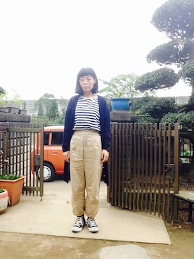 「G-SHOCK」｜NANAEさん（レディース・155cm）の秋コーディネート